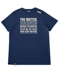 CAMISETA RAW TEXTO YOU MATTER C10