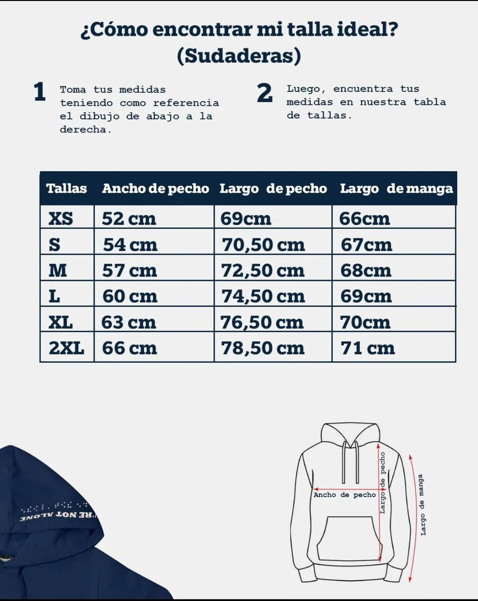 Sudadera You Are Not Alone H02